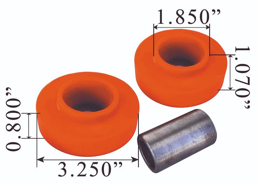 Front Motor Mount Kit for Freightliner (Replaces 01-15047-000, 101011, MM46-62003)