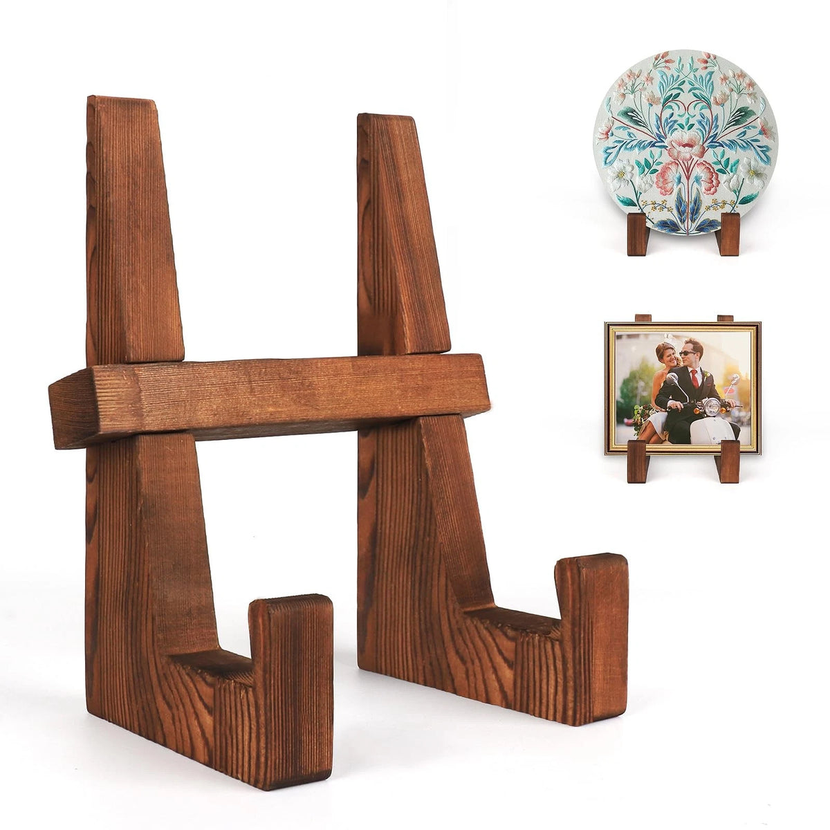 Wooden Plate Stand for Display (8.8 Inch)