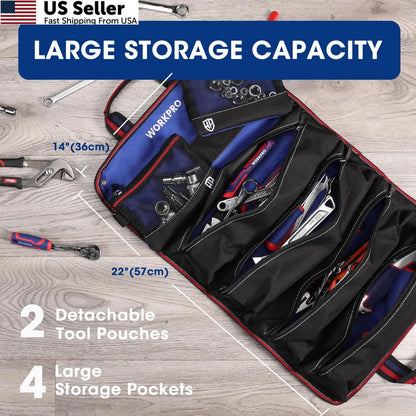 Roll Up Tool Bag for WORKPRO (22" x 14")