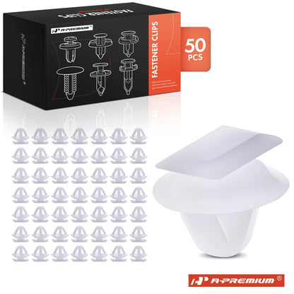 50Pcs Nylon Moulding Retainer Clip Fasteners for Mazda CX-7 (2007–2012) E11451W24 E114-51W24 E114551W24 E114-51-W24 21561