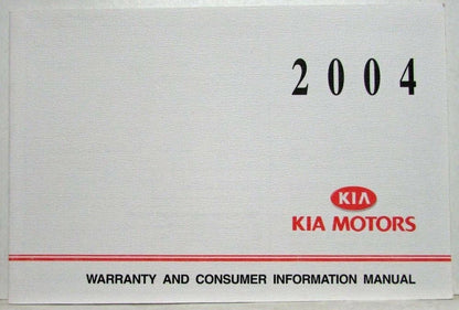 Owners Manuals for Kia Optima (2004) in Plastic Pouch