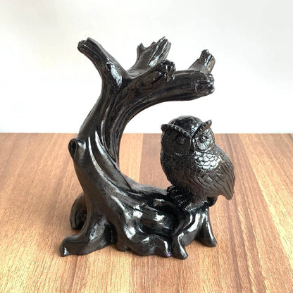 Resin Sphere Holder Stand for USA Owl Crystal Ball Decoration