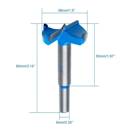 1-1/2 Inch Forstner Drill Bit, Tungsten Carbide Boring Bit Cutter