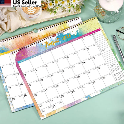 Wall Calendar 2026-2027 - 14.8" x 11.5", White