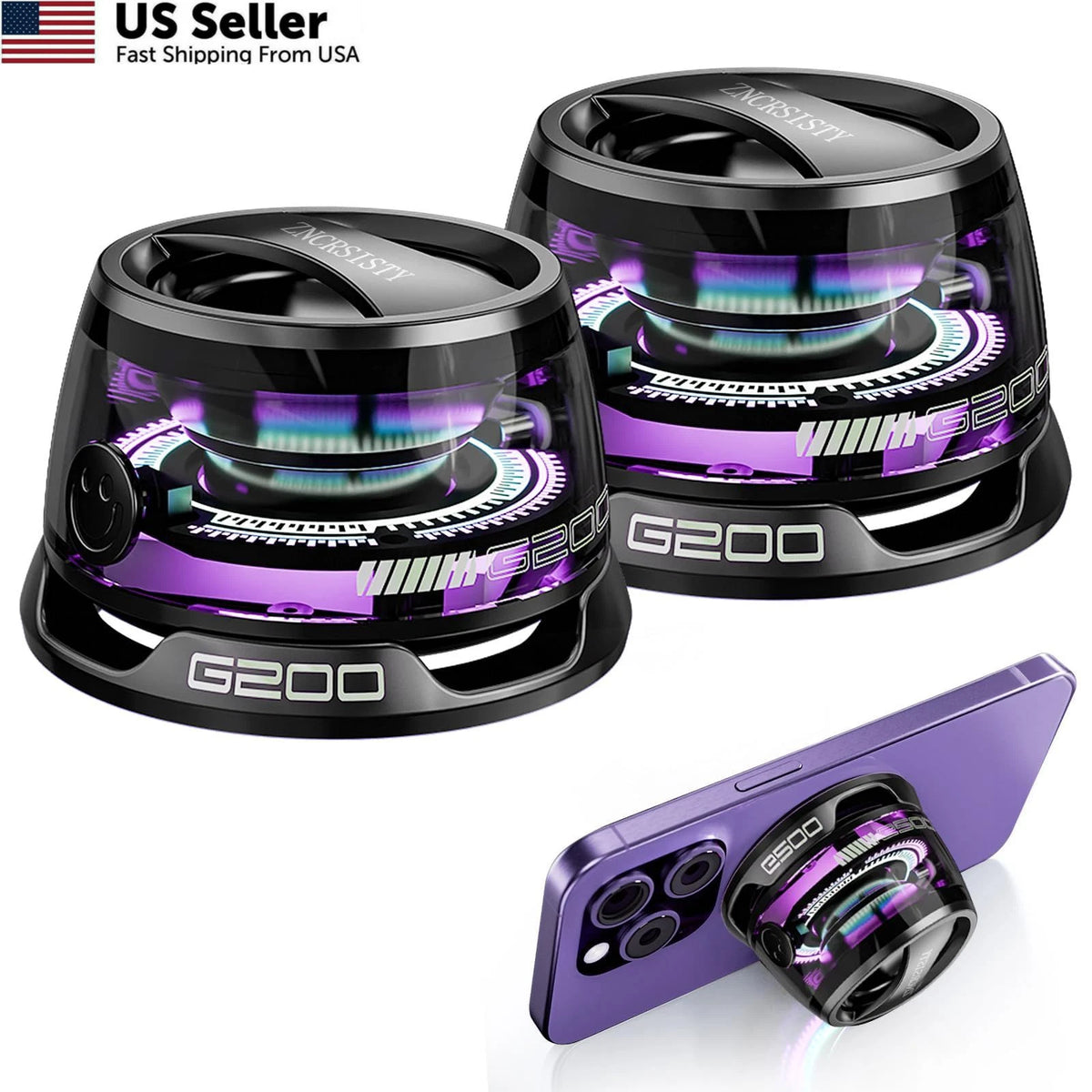 2X Magnetic Bluetooth Speaker for Universal Use (Portable Mini)