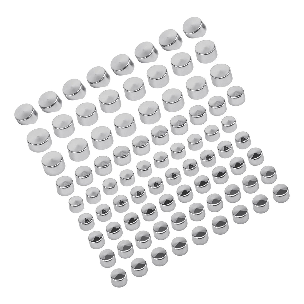 Chrome Engine Bolt Cover Cap Kit 83PCS for Harley Touring/Dyna 2000-2017