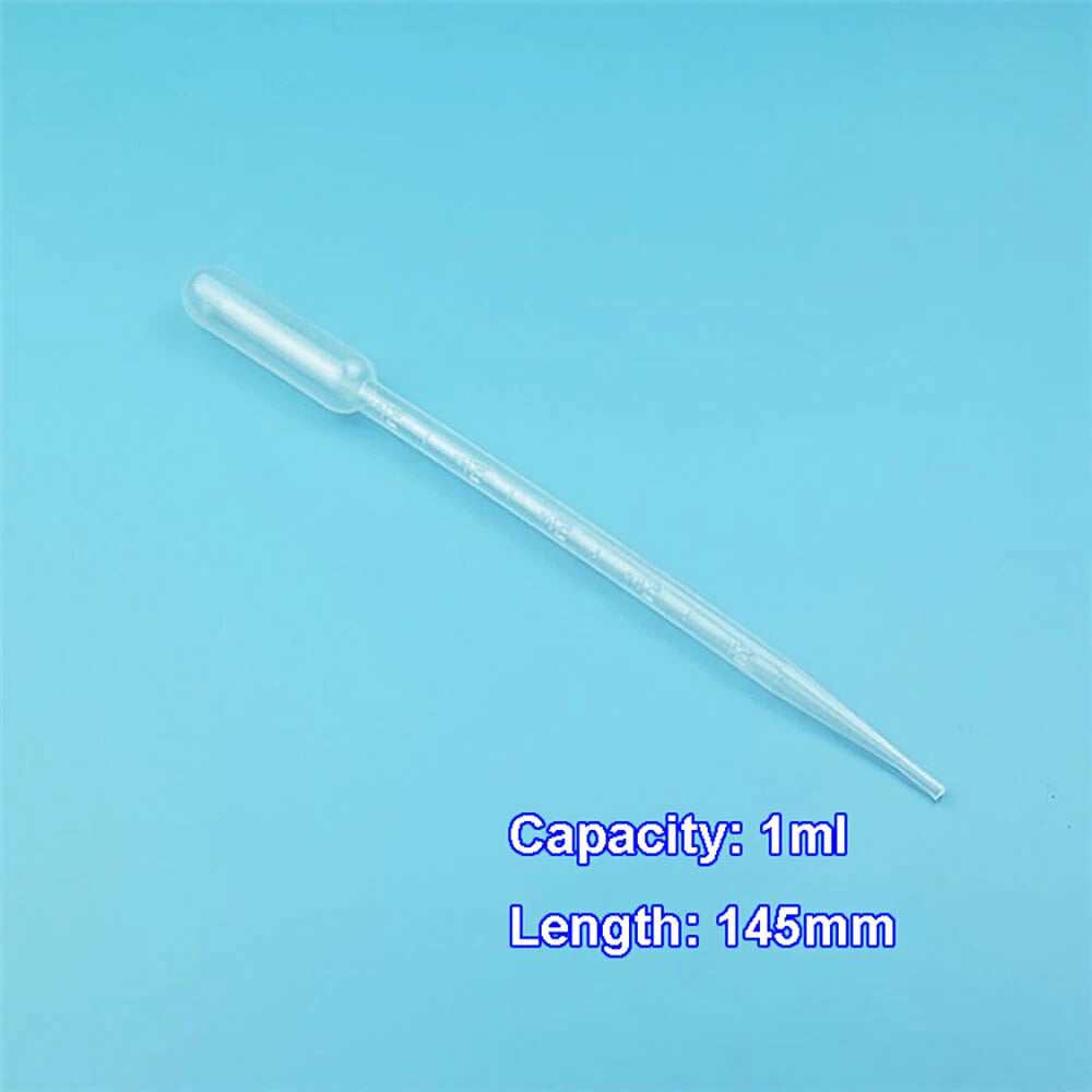 200 Pcs Disposable Plastic Eye Dropper Pipettes 1/2/3/5ml