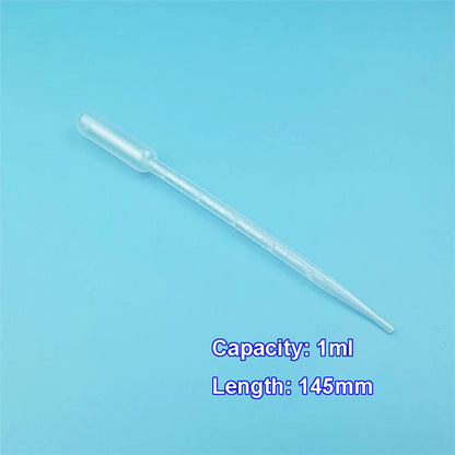 200 Pcs Disposable Plastic Eye Dropper Pipettes 1/2/3/5ml