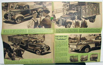 Value Sales Brochure Folder for 1937 GMC Farm Service Truck