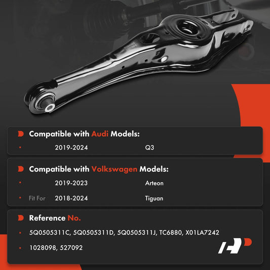 Rear Lower Control Arm for Volkswagen Tiguan (2018–2024) 5Q0505311C, 5Q0505311D, 5Q0505311J, 527092