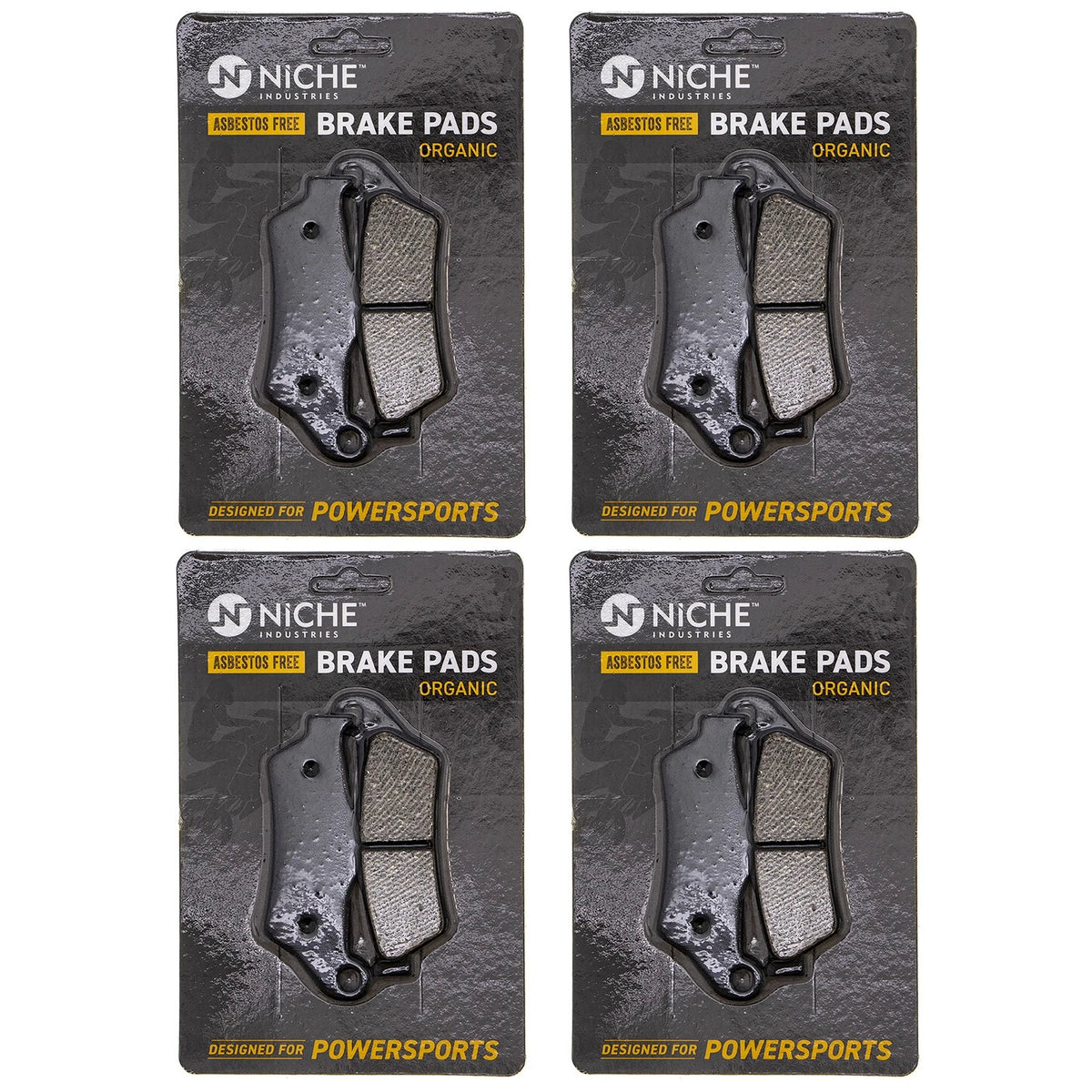 Set of 4 Brake Pads for BMW R1100S R850R R1200GS R1200RT R1150GS Rear Organic 519-KPA2523D 34217660281 34218527518 34212335465 34218556442