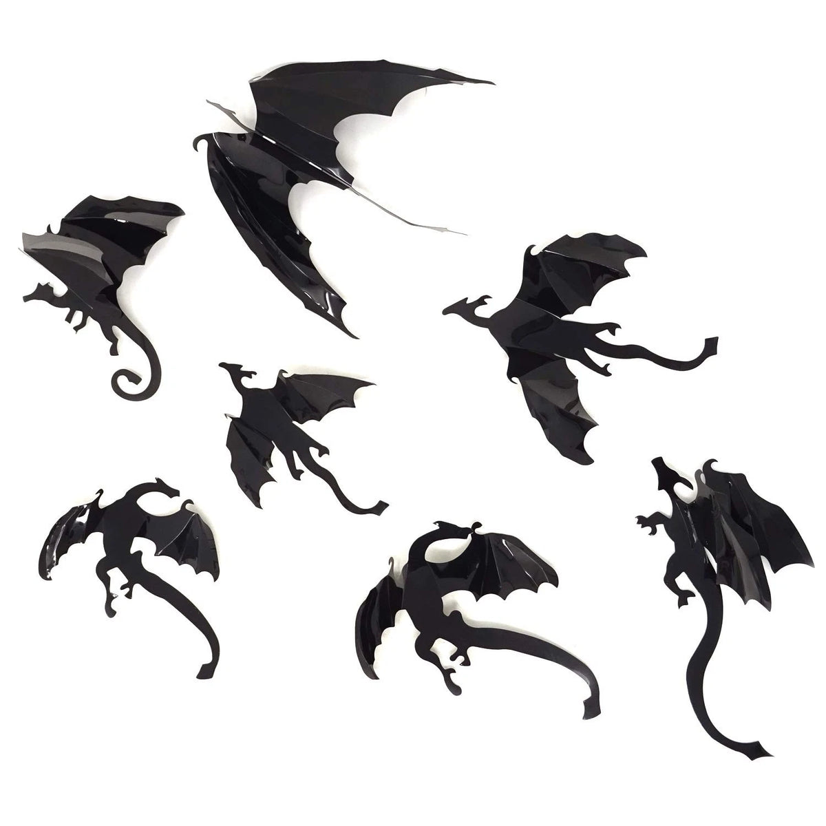 PVC 3D Dragon Decorative Wall Decals for Home Wall Decoration