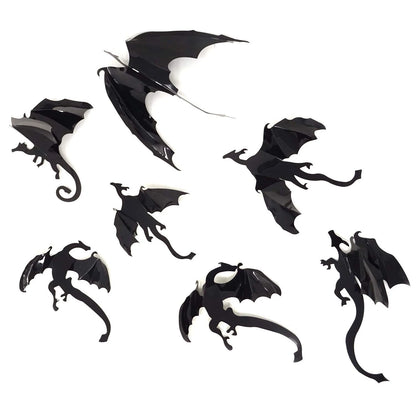 PVC 3D Dragon Decorative Wall Decals for Home Wall Decoration