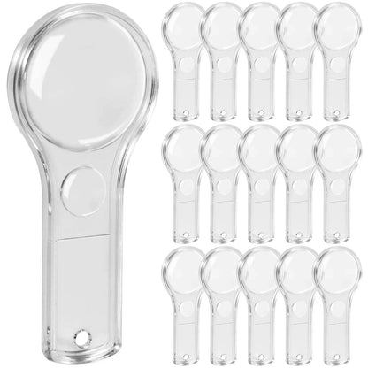 15 PCS Mini Magnifying Glass for Kids 5X 10X