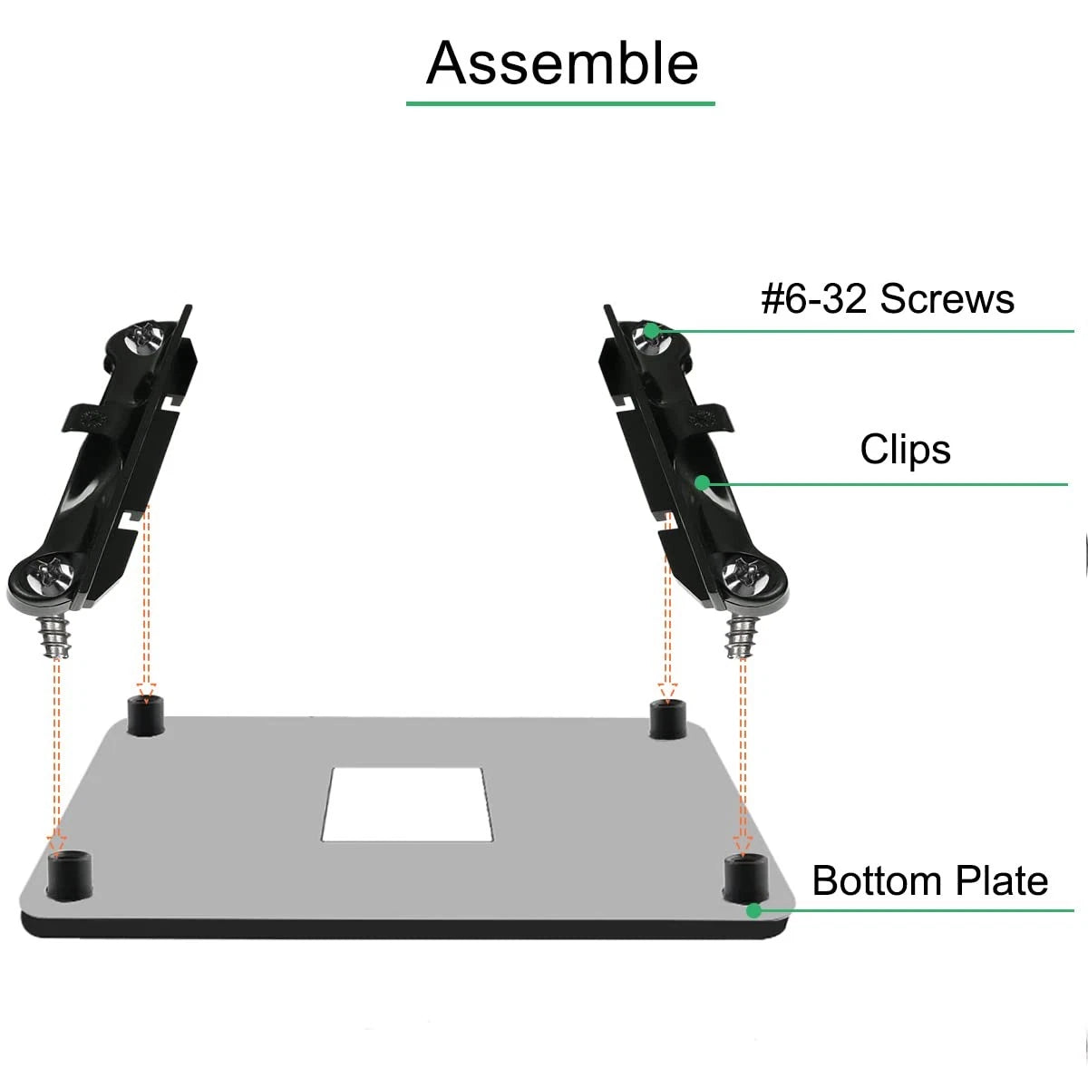 3X CPU Fan Bracket for AM4 Backplate