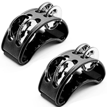 2X Foot Tambourine for Percussion Instruments