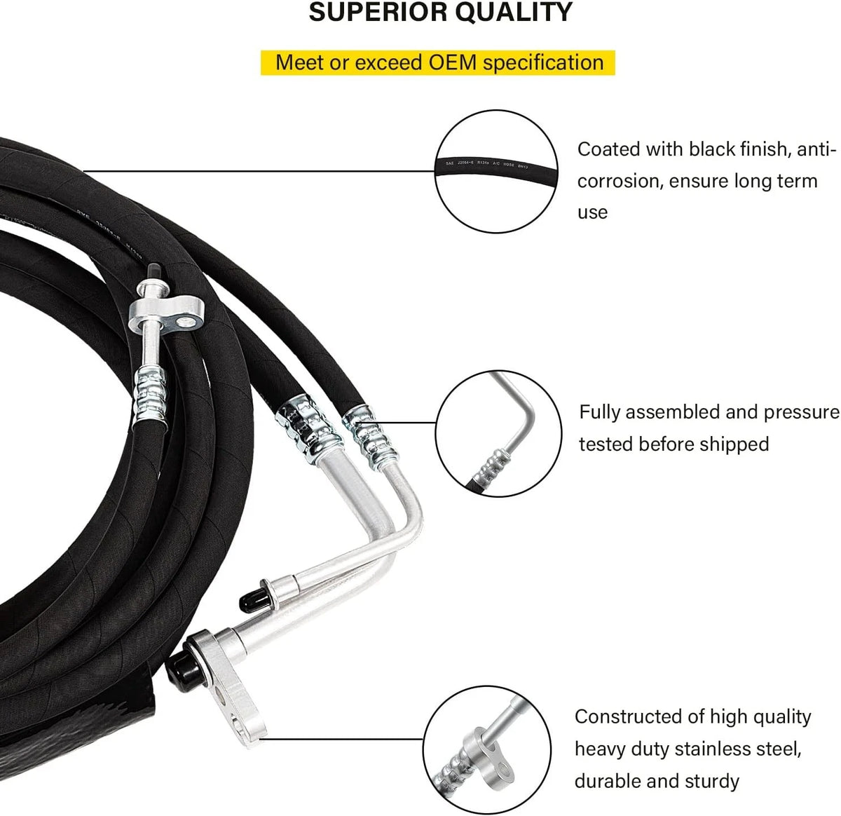 Rear AC Line Set for 2015–2020 Tahoe & Yukon