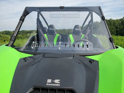 1-Pc Windshield with Quick Install Straps for Kawasaki KRX 1000 (2020–2024)