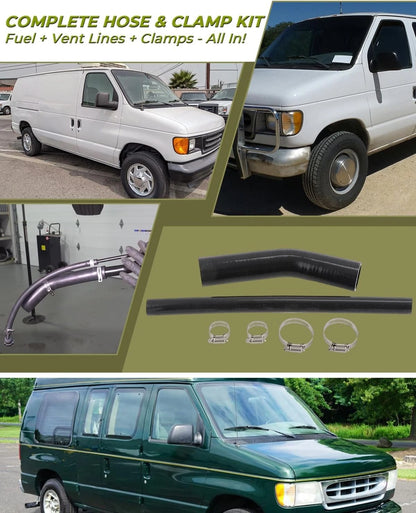 Tank Fill & Vent Hoses & Clamps Kit for Ford Excursion (2000–2005)