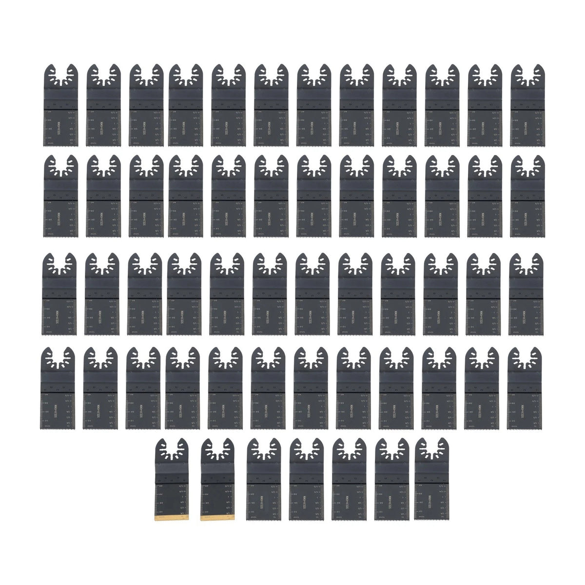55 PCS Oscillating Saw Blades for Universal Oscillating Tool