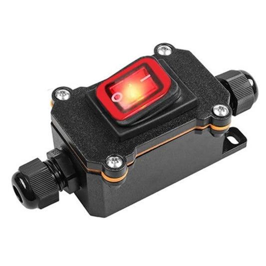 Waterproof Inline Cord Switch DPST AC 20A-125V for Various Applications