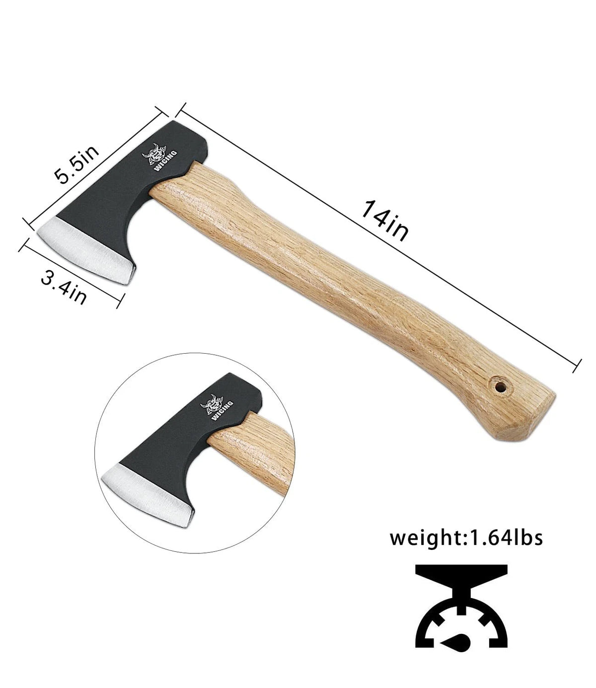 Set of 14 Throwing Axes for Axe Throwing Competitions