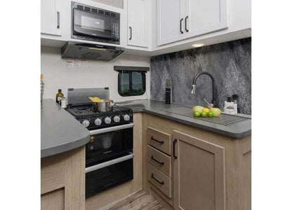 18" x 48" Aged Stone Slab Backsplash for Genesis