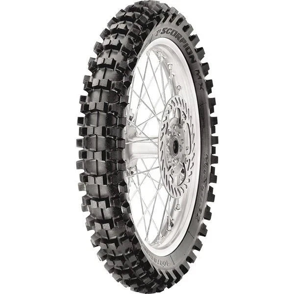 Pirelli Scorpion MX32 Mid Soft Tire 100/90-19 NHS 57M for Motorcycle (N/A)