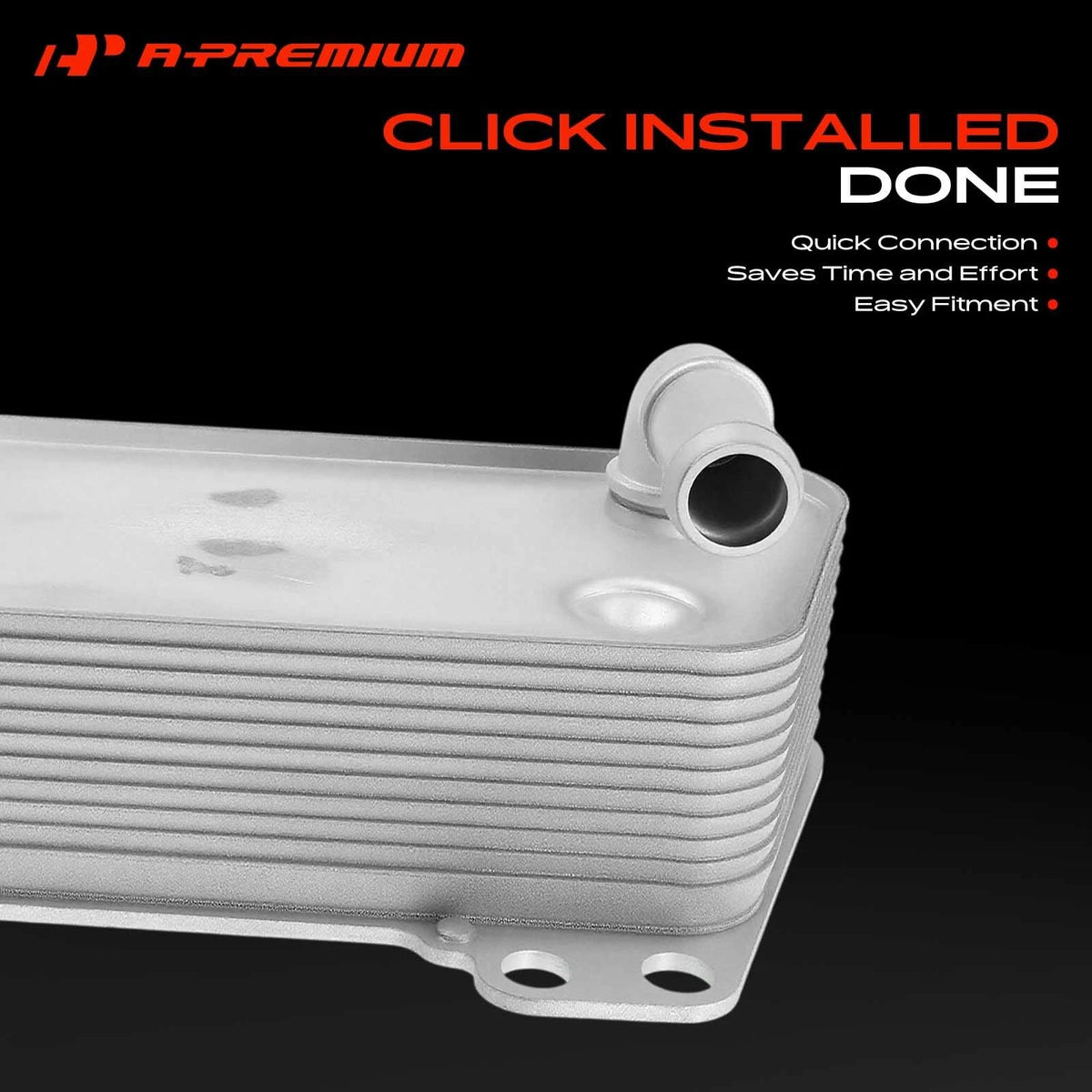 Transmission Oil Cooler for VW Jetta Passat Beetle Audi A3 (2006–2016) 02E409061D, 02E409061B, 02E409061E