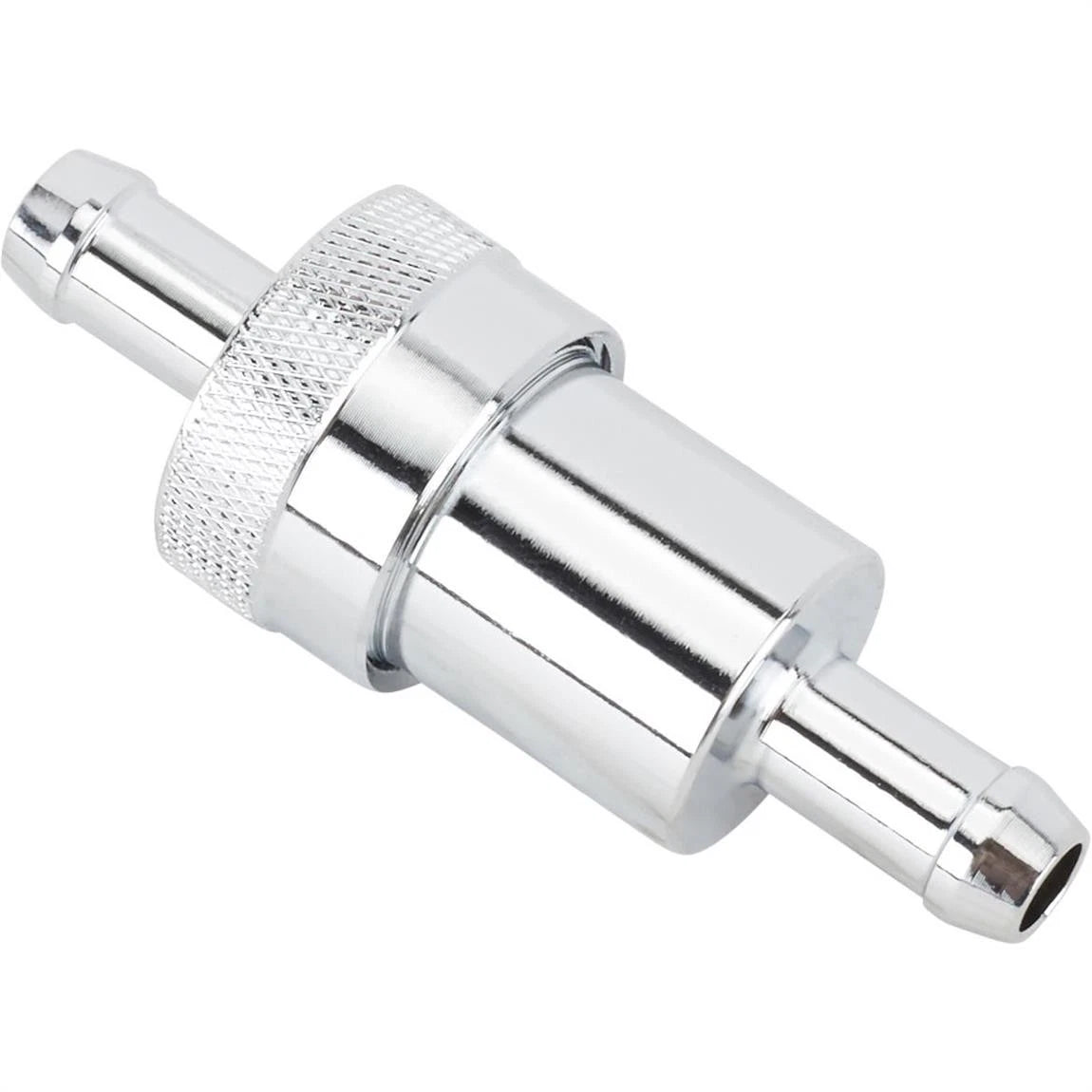 Chrome Fuel Filter for 3/8 Inch Hose (6174512)