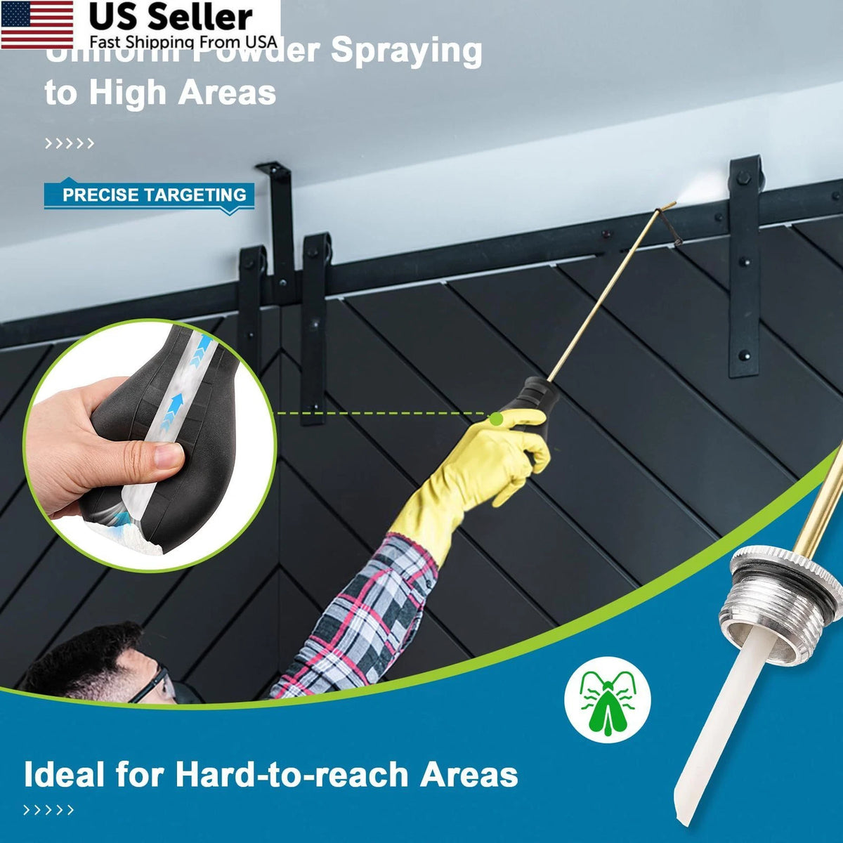 Diatomaceous Earth Spreader for Black