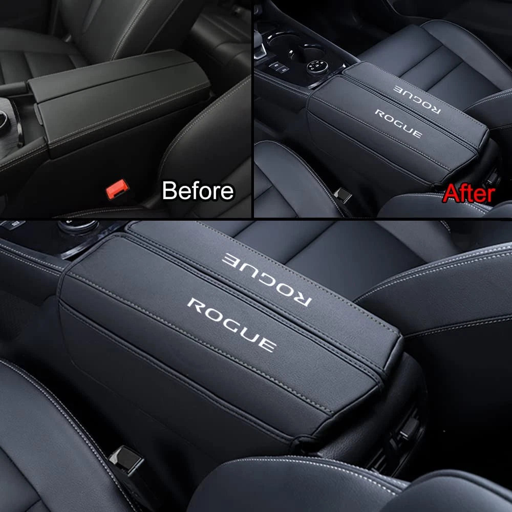 Leather Center Console Armrest Cover for (2021–2026)