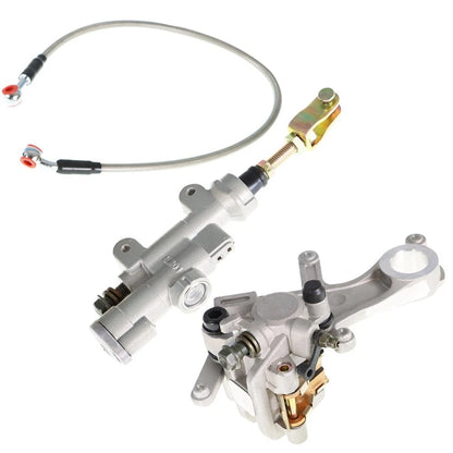 Rear Brake Master Cylinder Caliper Hose for Honda CRF250 CRF450 (2002–2020) 43500-MEN-305, 43150-MKE-A01