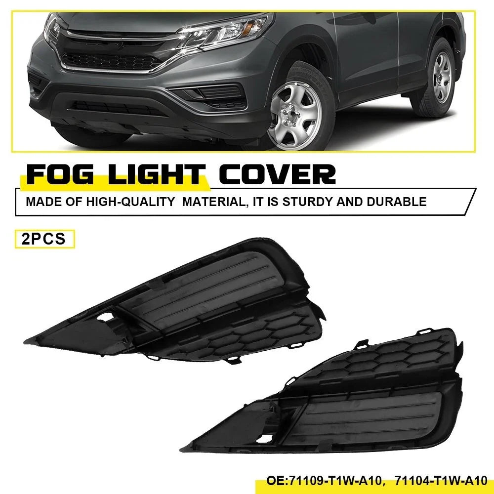 Set of 2 Fog Light Grilles for Honda CR-V 2015-2016