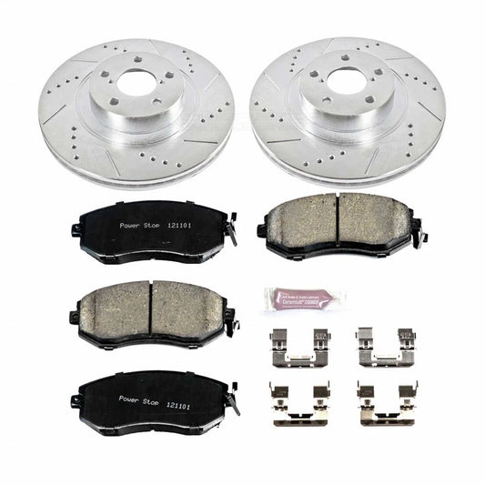 Power Stop Brake Kit for Subaru BRZ (2013–2020) TLX-psbK6082-CL360A71