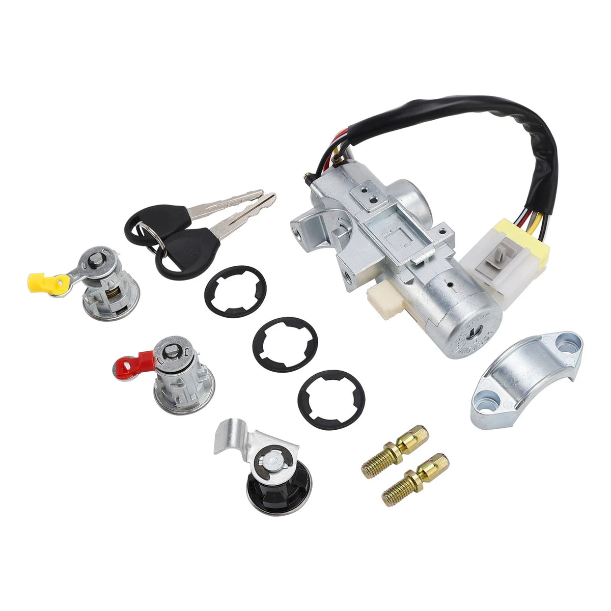Ignition Barrel Door Lock Kit w/ 2 Keys for Nissan Navara D22 (1997–2006) K9810-2S806