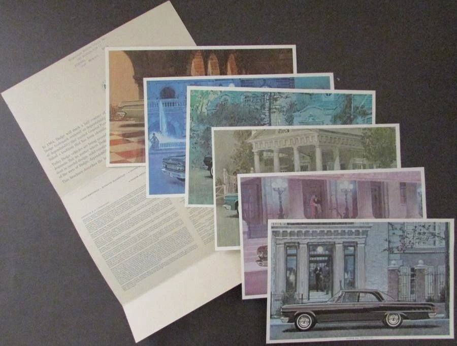 1964 Dodge 880 Color Sales Brochure Original with Color Plates