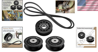Replacement Belt & Pulleys Kit for Husqvarna Mowers