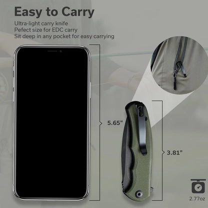 Mini Praxis Folding Pocket Knife for (2018–2023)
