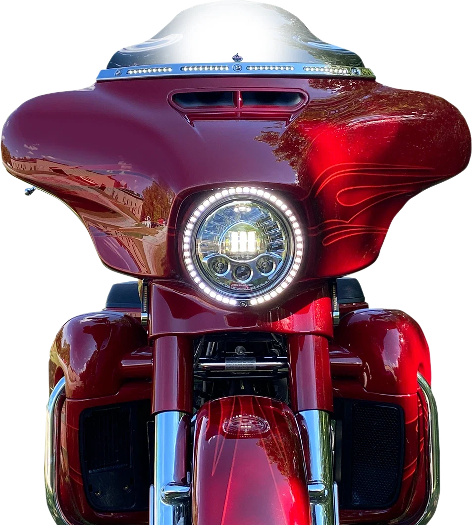 Chrome Trim Ring for Custom Dynamics PB-7TR-AW-2C