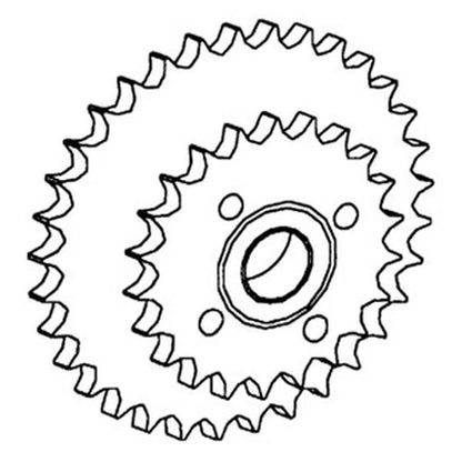 Combine Separator Raddle Sprocket for Gleaner L2 L3 MH2 MH3 M2 M3