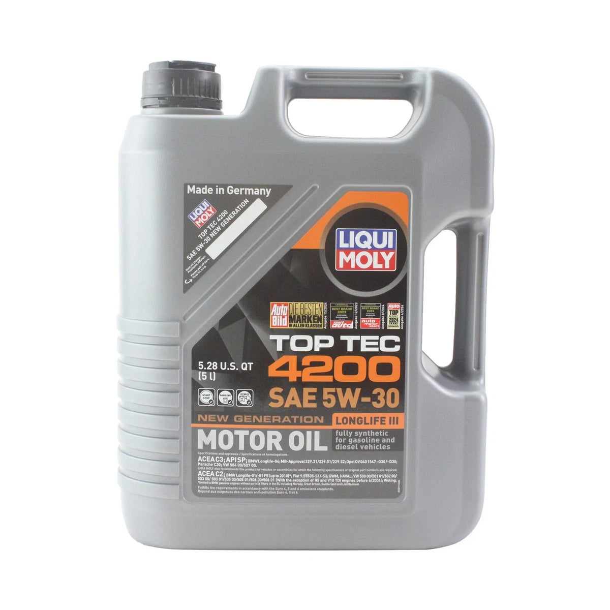 Liqui Moly Top Tec 4200 5W30 Engine Oil Change Kit for X166 GL350 ML350 (2012–2016)