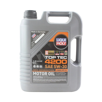 Liqui Moly Top Tec 4200 5W30 Engine Oil Change Kit for X166 GL350 ML350 (2012–2016)