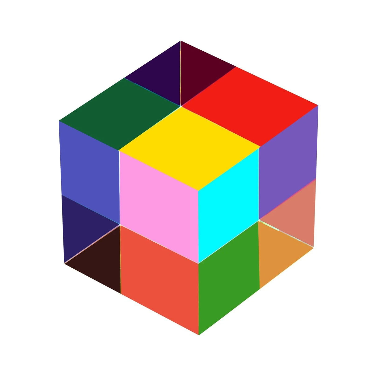 Color Cube Mixing Tool for Various Applications (40mm)