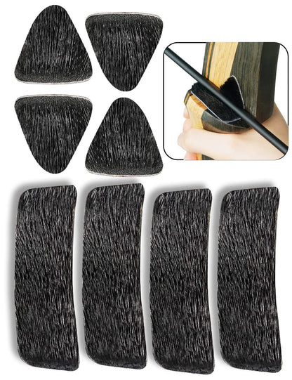 4 Pairs Archery Arrow Rest for Recurve Bow (Black)