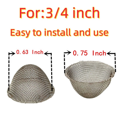 70 Pcs Pipe Screens 0.75 Inch for (No Specific Years)