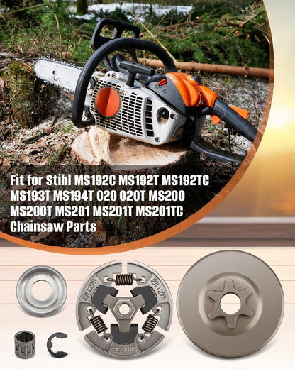 3/8" 6T Clutch Drum for Stihl MS Chainsaws