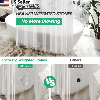 Plastic Shower Curtain for (84" x 72")