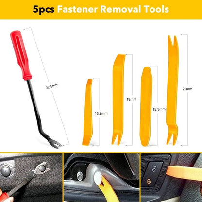 Universal Cars 448PCS Plastic Rivets Fastener Push Clips Set