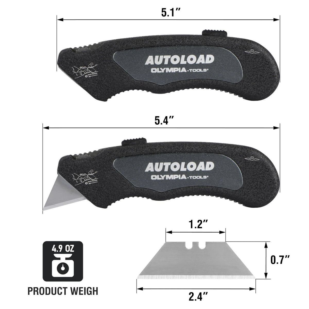 Turboknife for Olympia Tools 33-183